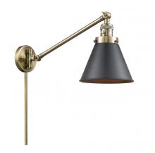  237-AB-M13-BK - Appalachian - 1 Light - 8 inch - Antique Brass - Swing Arm