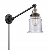 Innovations Lighting 237-BAB-G182 - Canton - 1 Light - 8 inch - Black Antique Brass - Swing Arm