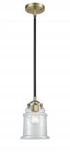  284-1S-BAB-G182-LED - Canton - 1 Light - 6 inch - Black Antique Brass - Cord hung - Mini Pendant