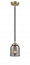  284-1S-BAB-G53-LED - Bell - 1 Light - 5 inch - Black Antique Brass - Cord hung - Mini Pendant