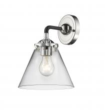  284-1W-BPN-G42 - Cone - 1 Light - 8 inch - Black Polished Nickel - Sconce