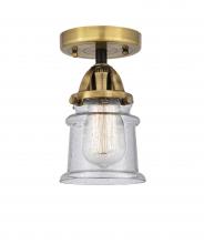 Innovations Lighting 288-1C-BAB-G184S - Canton - 1 Light - 5 inch - Black Antique Brass - Semi-Flush Mount