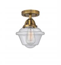 Innovations Lighting 288-1C-BB-G534 - Oxford - 1 Light - 8 inch - Brushed Brass - Semi-Flush Mount