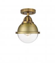  288-1C-BB-HFS-62-BB - Hampden - 1 Light - 7 inch - Brushed Brass - Semi-Flush Mount