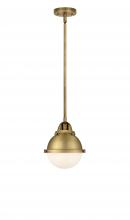  288-1S-BB-HFS-61-BB - Hampden - 1 Light - 7 inch - Brushed Brass - Cord hung - Mini Pendant