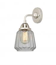  288-1W-PN-G142 - Chatham - 1 Light - 7 inch - Polished Nickel - Sconce