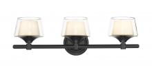  311-3W-BK-CLW - Laguna - 3 Light - 24 inch - Black - Bath Vanity Light