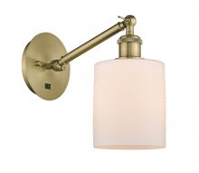  317-1W-AB-G111 - Cobbleskill - 1 Light - 5 inch - Antique Brass - Sconce