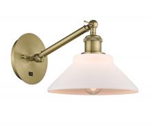  317-1W-AB-G131 - Orwell - 1 Light - 8 inch - Antique Brass - Sconce