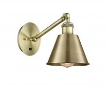  317-1W-AB-M8 - Smithfield - 1 Light - 7 inch - Antique Brass - Sconce