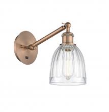  317-1W-AC-G442 - Brookfield - 1 Light - 6 inch - Antique Copper - Sconce