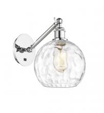 Innovations Lighting 317-1W-PC-G1215-8 - Athens Water Glass - 1 Light - 8 inch - Polished Chrome - Sconce