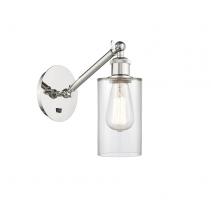  317-1W-PN-G802-LED - Clymer - 1 Light - 4 inch - Polished Nickel - Sconce