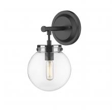 Innovations Lighting 351-1W-BK-CL - Span Bath Vanity Light