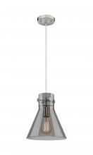Innovations Lighting 410-1PM-SN-G411-10SM - Newton Cone - 1 Light - 10 inch - Satin Nickel - Cord hung - Pendant