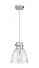 Innovations Lighting 410-1PS-SN-G412-8SDY - Newton Bell - 1 Light - 8 inch - Brushed Satin Nickel - Cord hung - Pendant
