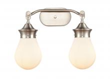  414-2W-SN-G4141-6-LED - Genesis - 2 Light - 18 inch - Satin Nickel - Bath Vanity Light