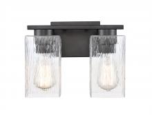  419-2W-BK-G4192-LED - Juneau - 2 Light - 11 inch - Matte Black - Bath Vanity Light