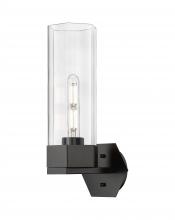  427-1W-BK-G427-14CL - Claverack - 1 Light - 6 inch - Matte Black - Sconce