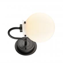  437-1W-BK-G4371-LED - Olivia - 1 Light - 6 inch - Matte Black - Bath Vanity Light