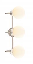  437-3W-SN-G4371 - Olivia - 3 Light - 27 inch - Satin Nickel - Bath Vanity Light