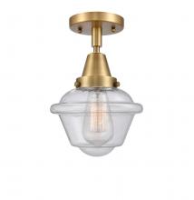 Innovations Lighting 447-1C-BB-G534 - Oxford - 1 Light - 8 inch - Brushed Brass - Flush Mount