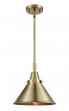  447-1S-AB-M10-AB-LED - Briarcliff - 1 Light - 10 inch - Antique Brass - Mini Pendant