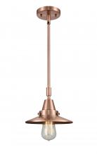 Innovations Lighting 447-1S-AC-M3 - Railroad - 1 Light - 8 inch - Antique Copper - Mini Pendant