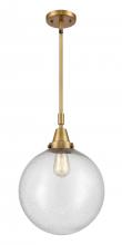 Innovations Lighting 447-1S-BB-G204-12 - Beacon - 1 Light - 12 inch - Brushed Brass - Mini Pendant