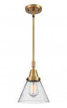 Innovations Lighting 447-1S-BB-G44 - Cone - 1 Light - 8 inch - Brushed Brass - Mini Pendant