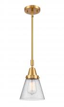 Innovations Lighting 447-1S-SG-G64 - Cone - 1 Light - 6 inch - Satin Gold - Mini Pendant