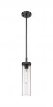  471-1S-BK-G471-12CL - Lincoln - 1 Light - 4 inch - Matte Black - Pendant