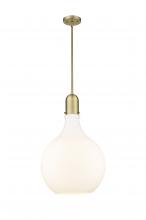  492-1S-BB-G581-16 - Amherst - 1 Light - 16 inch - Brushed Brass - Stem hung - Pendant