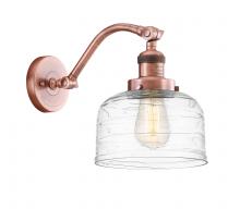  515-1W-AC-G713 - Bell - 1 Light - 8 inch - Antique Copper - Sconce