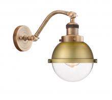  515-1W-BB-HFS-62-BB - Hampden - 1 Light - 7 inch - Brushed Brass - Sconce