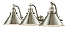 Innovations Lighting 515-3W-SN-M10-LED - 3 Light Vintage Dimmable LED Briarcliff 28 inch Bathroom Fixture