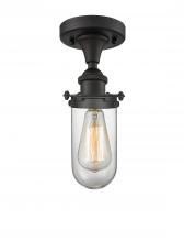 Innovations Lighting 516-1C-OB-232-CL - Kingsbury - 1 Light - 4 inch - Oil Rubbed Bronze - Flush Mount