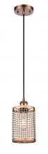 Innovations Lighting 516-1P-AC-M18-AC - Nestbrook - 1 Light - 5 inch - Antique Copper - Multi Pendant