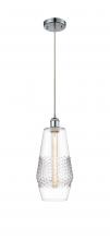  516-1P-PC-G682-7-LED - Windham - 1 Light - 7 inch - Polished Chrome - Cord hung - Mini Pendant