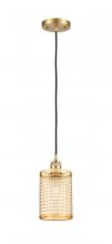  516-1P-SG-M18-SG - Nestbrook - 1 Light - 5 inch - Satin Gold - Mini Pendant