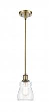  516-1S-AB-G392 - Ellery - 1 Light - 5 inch - Antique Brass - Mini Pendant