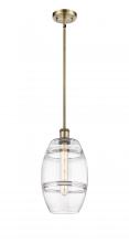  516-1S-AB-G557-8CL - Vaz - 1 Light - 8 inch - Antique Brass - Mini Pendant