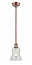  516-1S-AC-G2812-LED - Hanover - 1 Light - 6 inch - Antique Copper - Mini Pendant