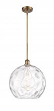 Innovations Lighting 516-1S-BB-G1215-14 - Athens Water Glass - 1 Light - 13 inch - Brushed Brass - Pendant