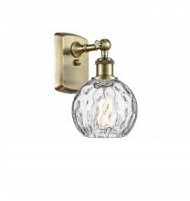  516-1W-AB-G1215-6 - Athens Water Glass - 1 Light - 6 inch - Antique Brass - Sconce