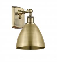  516-1W-AB-MBD-75-AB - Bristol - 1 Light - 8 inch - Antique Brass - Sconce