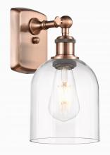 Innovations Lighting 516-1W-AC-G558-6CL - Bella - 1 Light - 6 inch - Antique Copper - Sconce