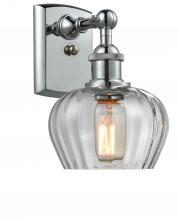  516-1W-PC-G92 - Fenton - 1 Light - 7 inch - Polished Chrome - Sconce