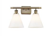  516-2W-AB-GBC-81 - Berkshire - 2 Light - 18 inch - Antique Brass - Bath Vanity Light