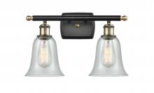  516-2W-BAB-G2812 - Hanover - 2 Light - 16 inch - Black Antique Brass - Bath Vanity Light